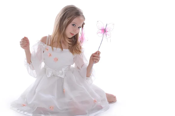Summer fairy girl — Stock Photo, Image