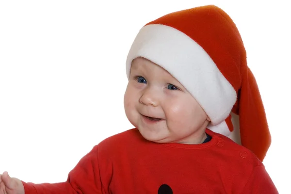 stock image Small child in the red cap