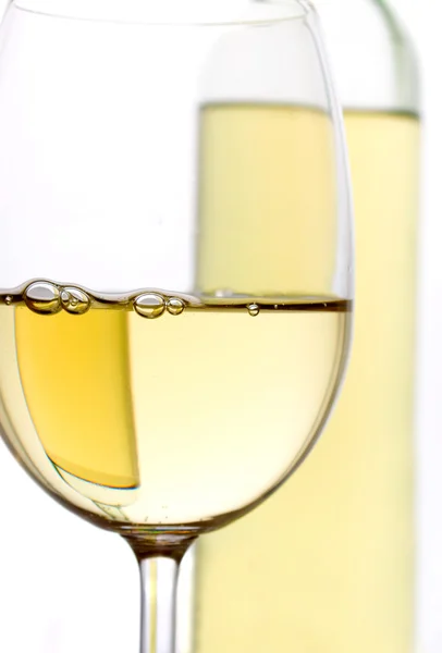 Glas witte wijn — Stockfoto