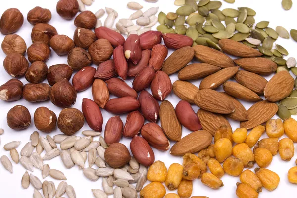 Nüsse und Samen — Stockfoto