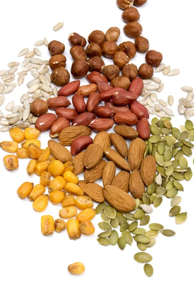 Deli ve tohum, sağlıklı snack — Stok fotoğraf