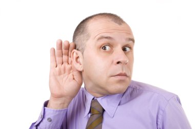 Can't hear! clipart