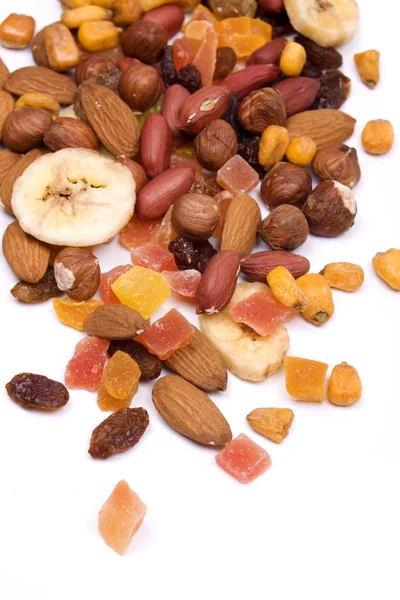 Nötter och torkad frukt — Stockfoto