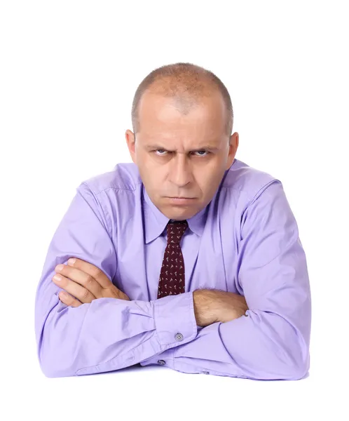 Homem de negócios irritado — Fotografia de Stock
