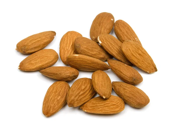 Pile of almond fruit — Stock Photo, Image