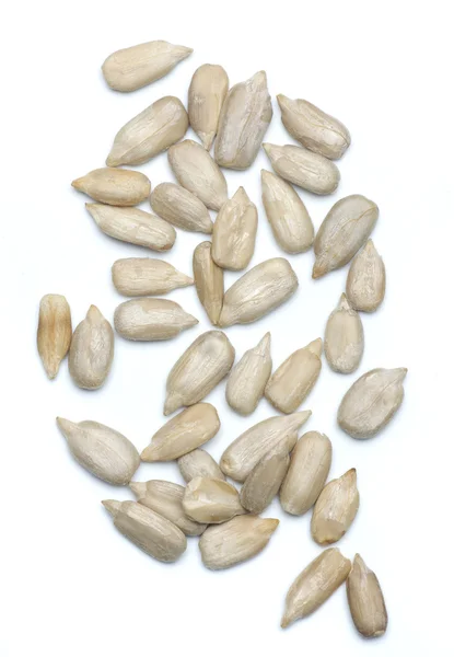 Sunflower seed isolated on white — Stock Photo, Image