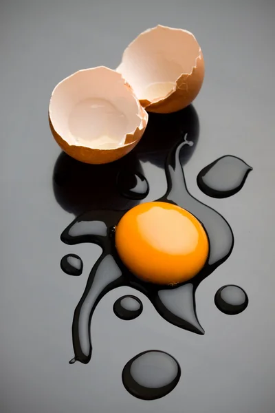 破的蛋 — 图库照片