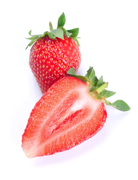 Strawberry and a half Stock Photo