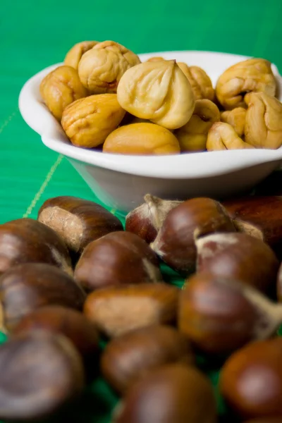 Cooked chestnut fruit — Stock Photo, Image