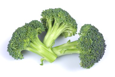 Broccoli on white clipart