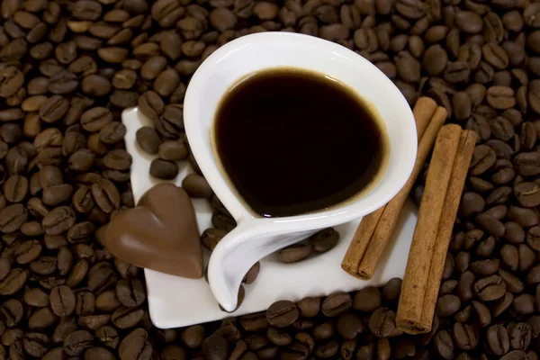 Caffè e cioccolato — Foto Stock