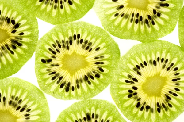 Skiver av kiwifrukter – stockfoto