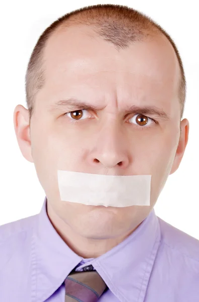 stock image Taped mouth