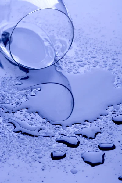 Spilled water — Stock Photo, Image