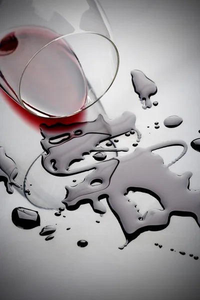 Derrame de vinho — Fotografia de Stock
