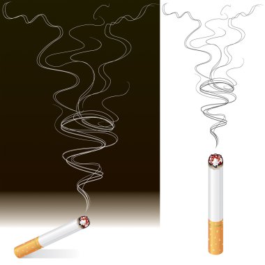 Smoke And Cigarette clipart