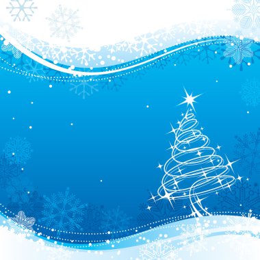 Blue Xmas clipart