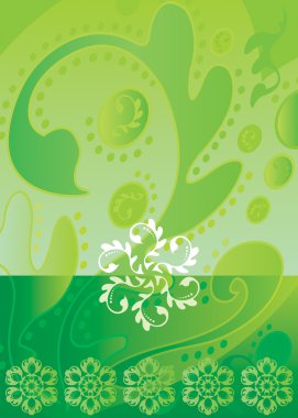 Batik Green clipart