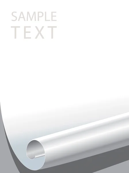 Courbe papier — Image vectorielle