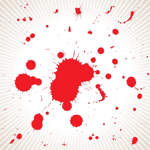Éclaboussures de sang — Image vectorielle