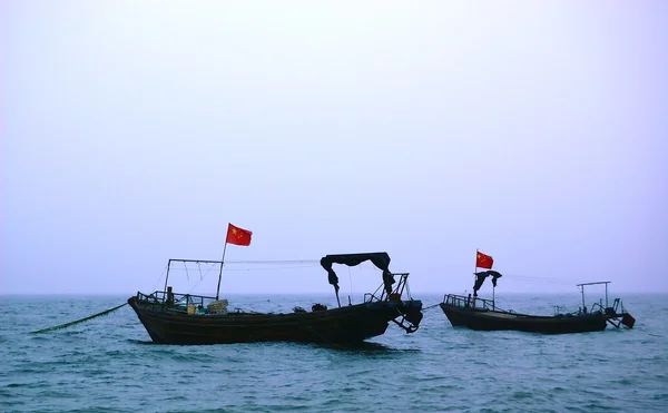 stock image Chinese boats