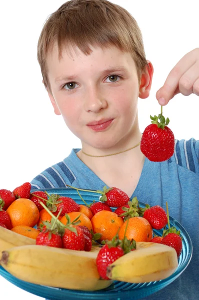 Fruit boy — Stock Photo, Image