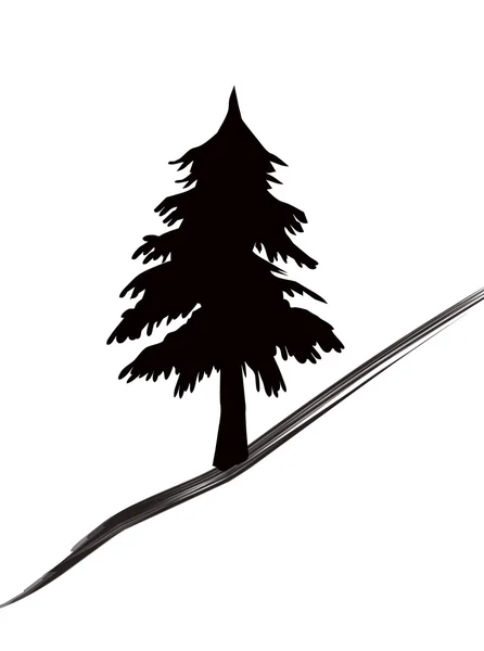 Bomen pictogram — Stockfoto
