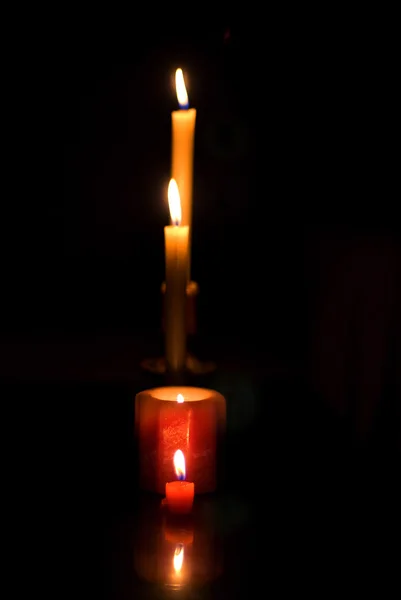 Свічки — стокове фото
