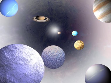 Universe - science backgrounds clipart