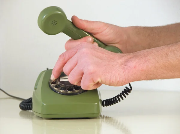 Dialing numbers — Stock Photo, Image