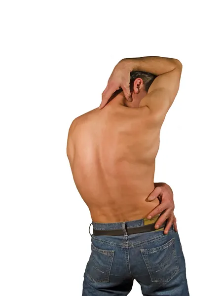 Naken man torso — Stockfoto