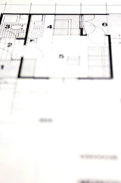 Arkitekturen planering — Stockfoto