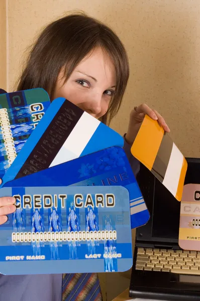 クレジットカード — ストック写真
