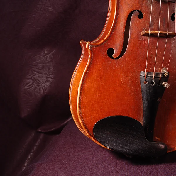 Фрагмент скрипки — стоковое фото