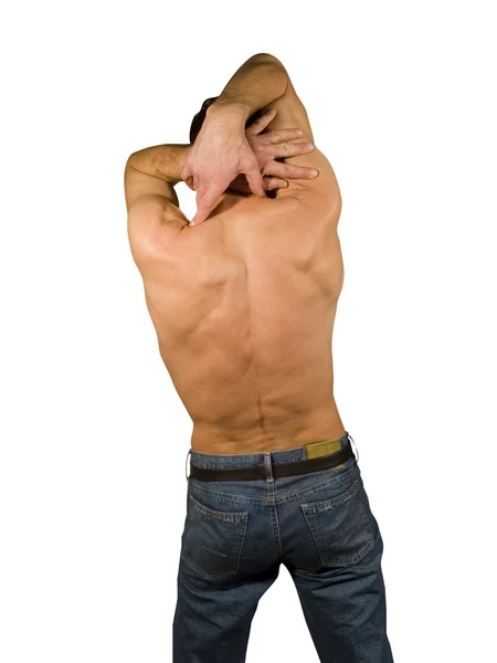 Homem nu torso — Fotografia de Stock