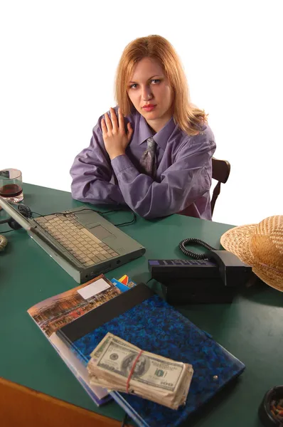 Ofis kadını — Stok fotoğraf