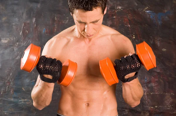NAT bezwete bodybuilder — Stockfoto