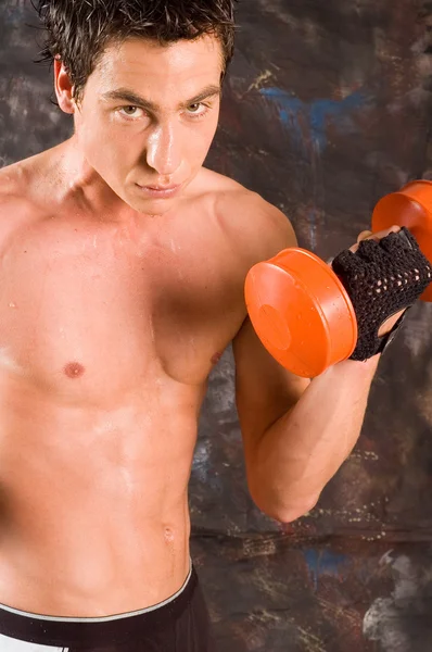 NAT bezwete bodybuilder — Stockfoto