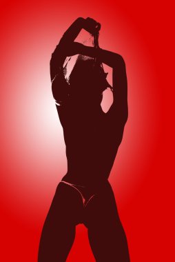 Striptease clipart