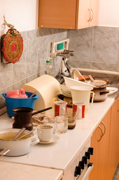 Dirty dishes — Stock Photo, Image