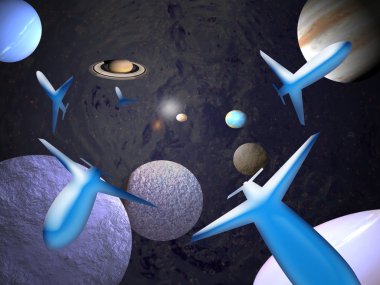 Evren - Bilim arka planlar
