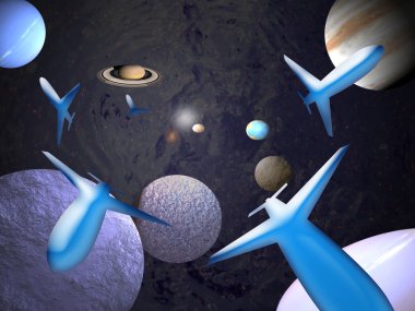 Universe - science backgrounds clipart