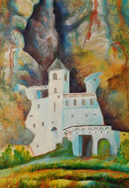 Mosteiro ostrog — Fotografia de Stock