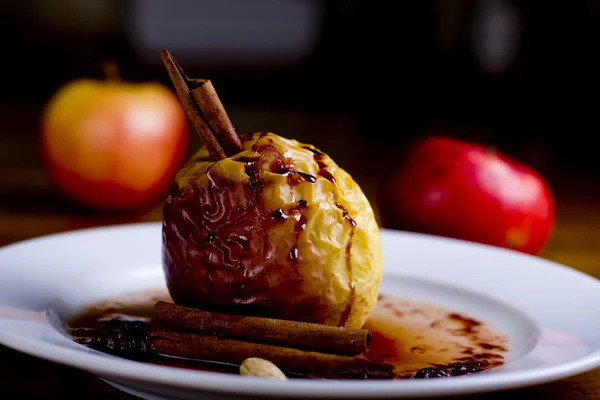 Stock image Baked apples