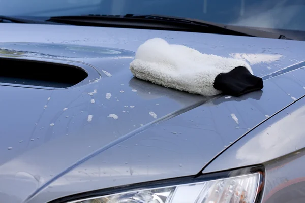Nettoyage de la voiture — Photo