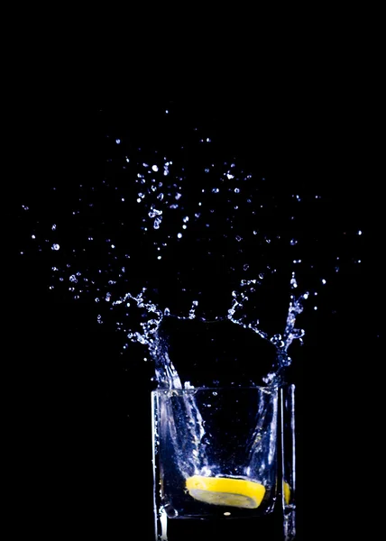 Ağaç kavunu splash — Stok fotoğraf