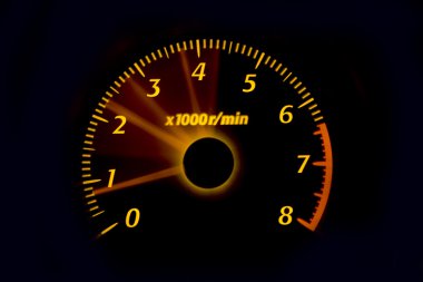 Tachometer gauges clipart