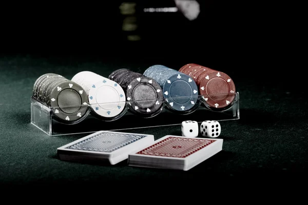 Poker gear vintage — Stock Photo, Image