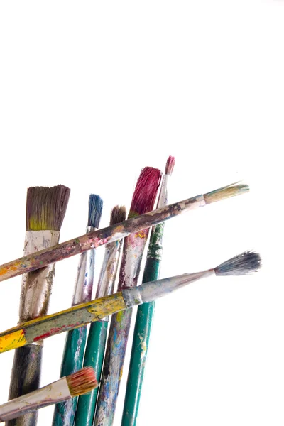 Penselen voor het schilderen — Stockfoto