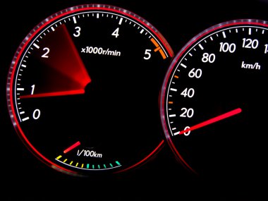 Dashboard gauges clipart